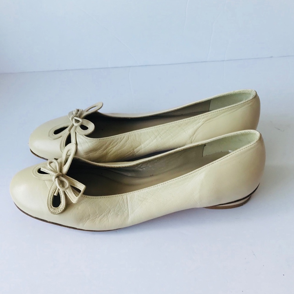 Stuart Weitzman Cream Shoes Size 7 M - Picture 3 of 8